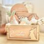 Personalised Easter Wooden Basket Crate, thumbnail 2 of 11