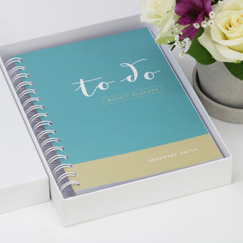 Personalised 'To Do' Weekly Planner Journal, 5 of 11