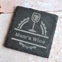 Personalised Wine Slate Coaster, thumbnail 3 of 3