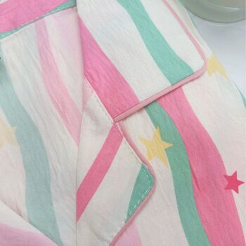 Mother’s Day Stripe Pyjama Gift For Mum With Mama Mug And Eye Mask, 8 of 9