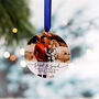 Our First Christmas Personalised Engagement Photo Bauble Gift, thumbnail 8 of 11