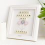 Baby Girl Happy Baptism Day Personalised Gift Frame, thumbnail 1 of 8