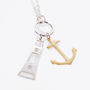Lighthouse And Anchor Charm Necklace, thumbnail 5 of 7