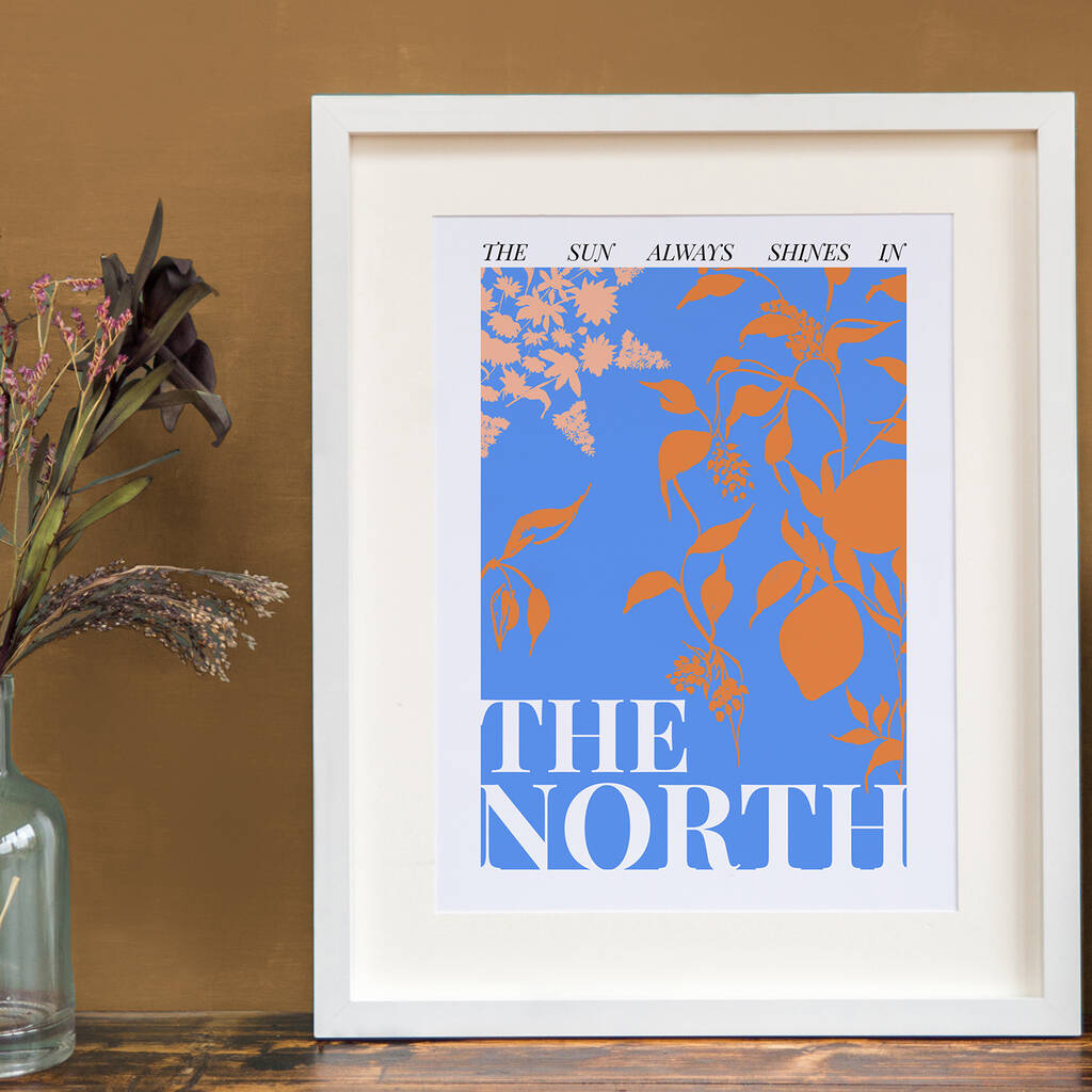 The North Print Cornflower Blue, 1 of 3