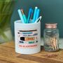 Teacher Iconic Stationary Pen Pot With Positive Words, thumbnail 7 of 7