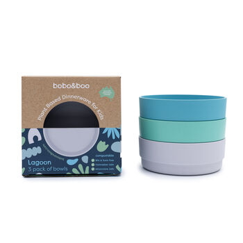 Bobo And Boo Colourful Eco Friendly Kids Dinnerware, 7 of 12