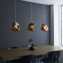 Magma Bronze Glass Pendant Light, thumbnail 5 of 6