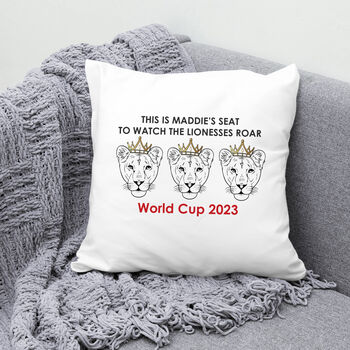 Womens World Cup Cushion, 5 of 7