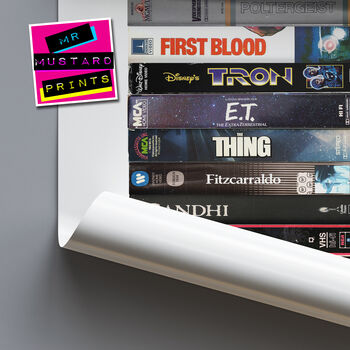 44th Birthday Gift Films From 1982 Personalised Print, 6 of 8