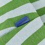 Bliss Kids Long Beanbag Green Blue Stripes, thumbnail 2 of 2