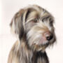 Dog Portrait In Pastel, thumbnail 1 of 5