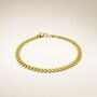 Golden Brass Leaf Foot Payal Anklet, thumbnail 1 of 7