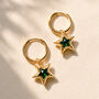 Star Hoop Earrings, thumbnail 1 of 2