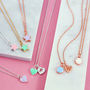 Pastel Enamel Maid Of Honour Gift Necklace, thumbnail 4 of 12