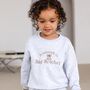 Promoted To Big Brother Or Big Sister Embroidered Bear Sweatshirt Jumper, thumbnail 1 of 6