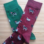 Festive Farmyard Men's Socks, thumbnail 2 of 4