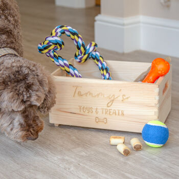 Personalised Pet Toy Storage Crate, 4 of 7