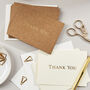 Gold Foiled Thank You Cards, thumbnail 1 of 3