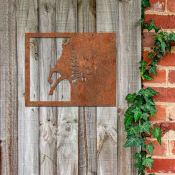 Metal Horse Horse Wall Art Decor For Stables, 9 of 10