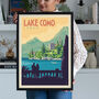 Lake Como, Italy Travel Print, thumbnail 7 of 8