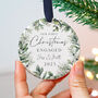 Personalised First Christmas Engaged Ornament 2025, thumbnail 4 of 7