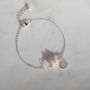 Sterling Silver And Pearl Peapod Bracelet, thumbnail 2 of 9