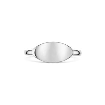 Elliptical Band Ring 925 Solid Silver, 7 of 7