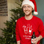 'Christmas Spirits' Funny Christmas Jumper Sweatshirt, thumbnail 2 of 10