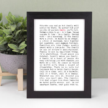 Family Quotes Print, Gift For Parents, 3 of 8