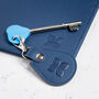 Eco Friendly Disabled Blue Badge Vegan Leather Wallet And Radar Key Made From Recycled Bottles In Navy, thumbnail 10 of 10