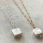 Handmade Freshwater Baroque Pearl Necklace, thumbnail 2 of 7
