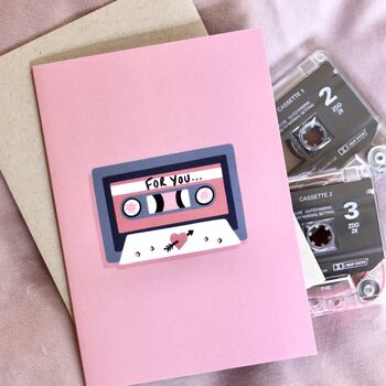Mix Tape Greetings Card, 2 of 7