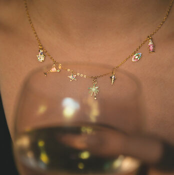 Chardonnay Tropical Necklace | 14 K Gold Plated, 3 of 5