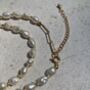 Freshwater Pearl And 18ct Gold Vermeil Necklace, thumbnail 3 of 8