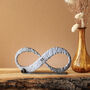 6th Anniversary Gift Iron Infinity Sculpture, thumbnail 1 of 12