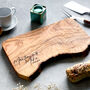 Personalised Olive Wood Serving Board, thumbnail 4 of 8