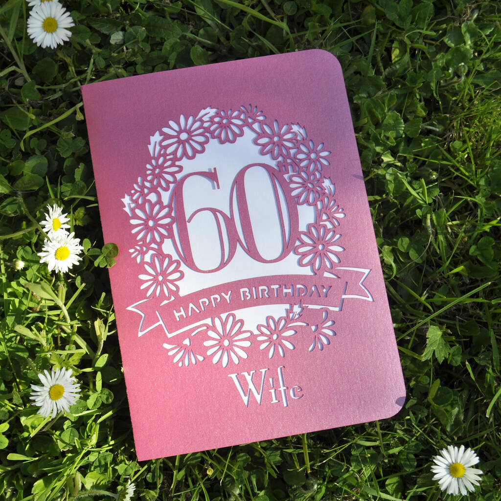 Anniversary Flowers Papercut Card By love Poppet