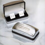 Personalised Wedding Party Cufflinks Gift Set, thumbnail 1 of 6