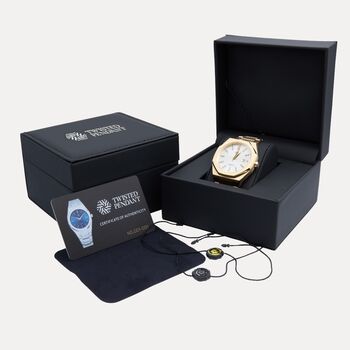 Gold Stainless Steel Wrist Watch For Men, 8 of 8