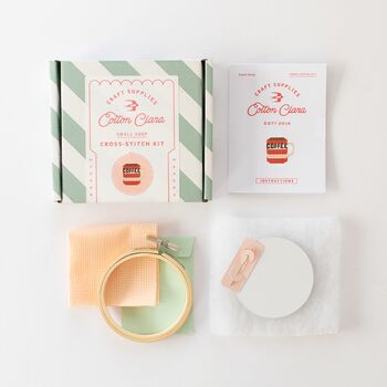 Coffee Cross Stitch Kit, 5 of 5