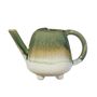 Ombre Glaze Green Indoor Watering Can, thumbnail 3 of 5