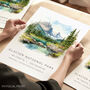 Glacier National Park Montana Travel Print, thumbnail 1 of 7