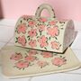 Ceramic Butter Dish With Hand Painted Floral Pattern, thumbnail 2 of 6