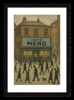 Caffè Nero Lowry Style Framed Art, 2 of 2