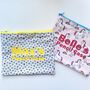 Personalised Pencil Case, Waterproof Lined Zip Purse, thumbnail 8 of 12