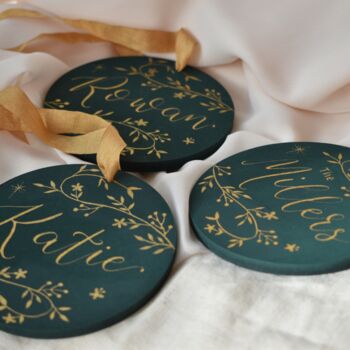 Personalised Christmas Tree Name Decoration, 3 of 8