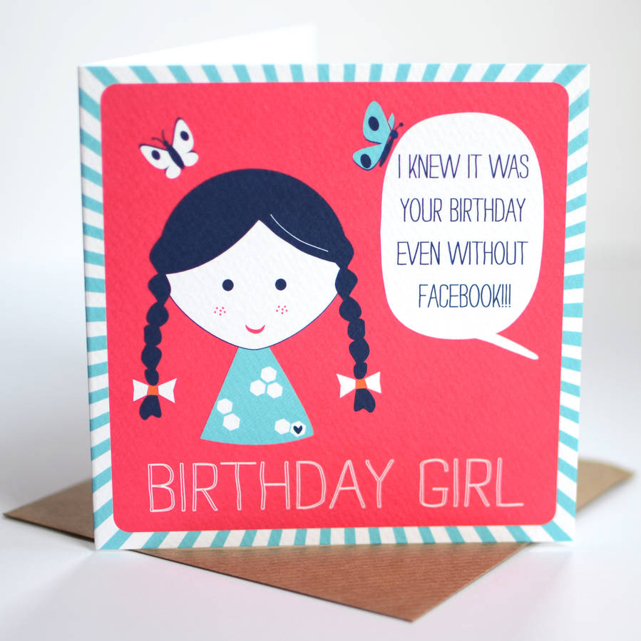 Facebook Birthday Card, 1 of 6