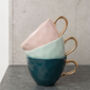 Good Morning Cappuccino Mug Celadon, thumbnail 3 of 4