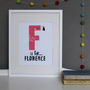 Personalised Letter Print, thumbnail 1 of 4