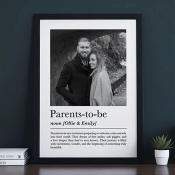 Personalised Parents To Be Print, Gift For New Parents, 3 of 7